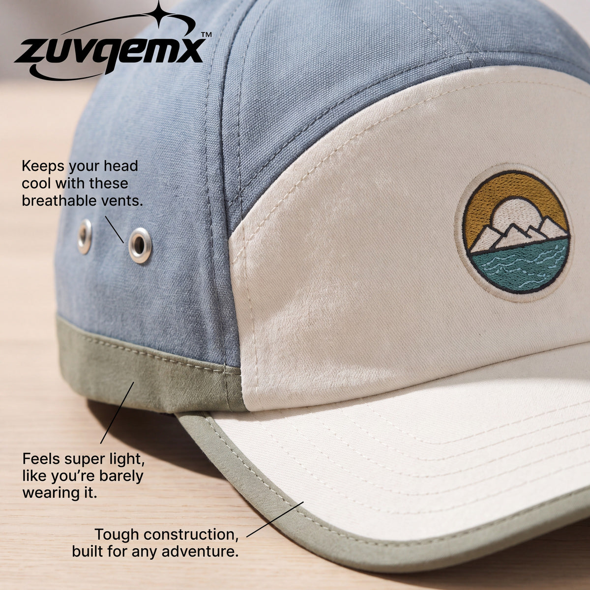 𝒛𝒖𝒗𝒒𝒆𝒎𝒙™ Fusion 5-Panel Cap — view 4