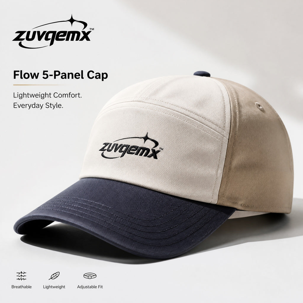 𝒛𝒖𝒗𝒒𝒆𝒎𝒙™ Flow 5-Panel Cap — view 1