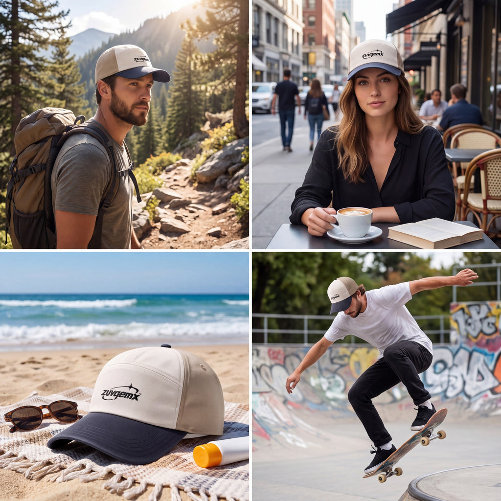 𝒛𝒖𝒗𝒒𝒆𝒎𝒙™ Flow 5-Panel Cap — view 2