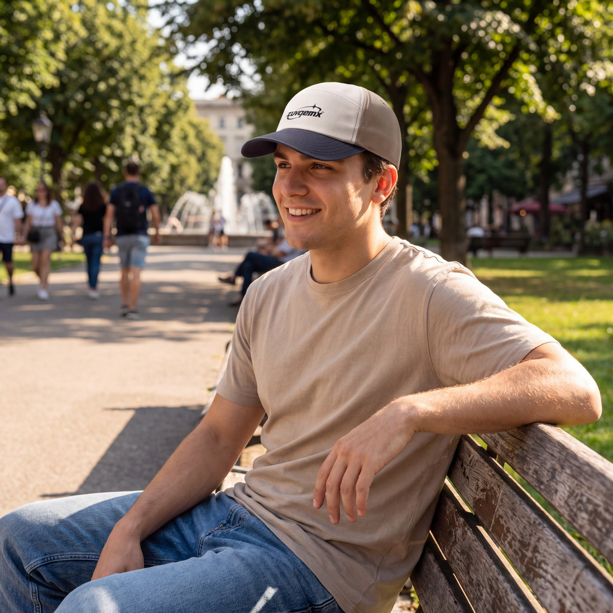 𝒛𝒖𝒗𝒒𝒆𝒎𝒙™ Flow 5-Panel Cap — view 3