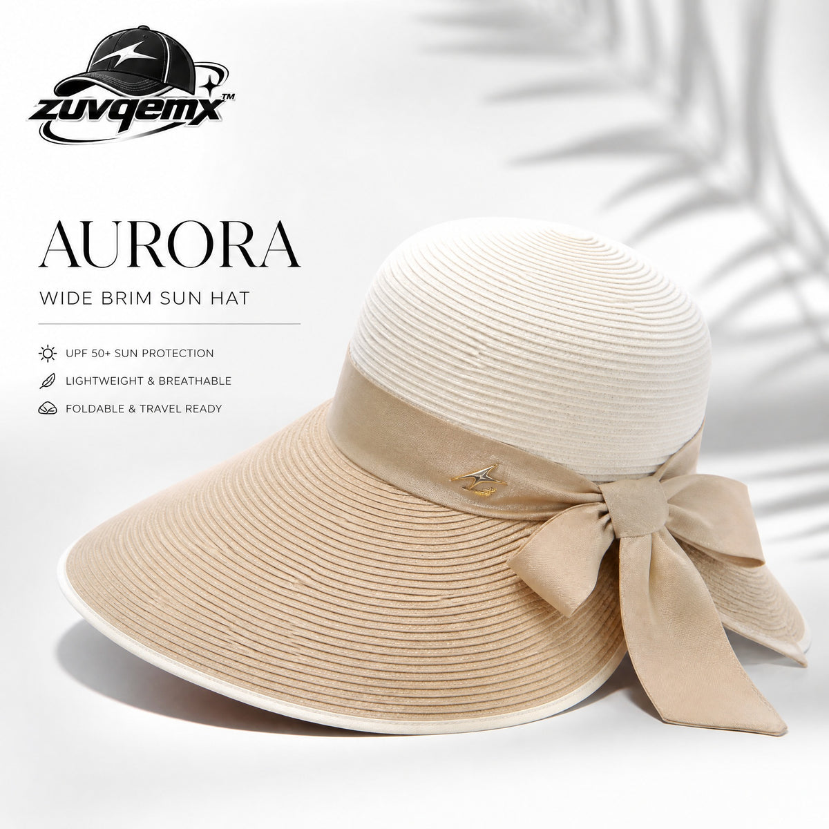 𝒛𝒖𝒗𝒒𝒆𝒎𝒙™ Aurora Wide-Brim Sun Hat — view 1