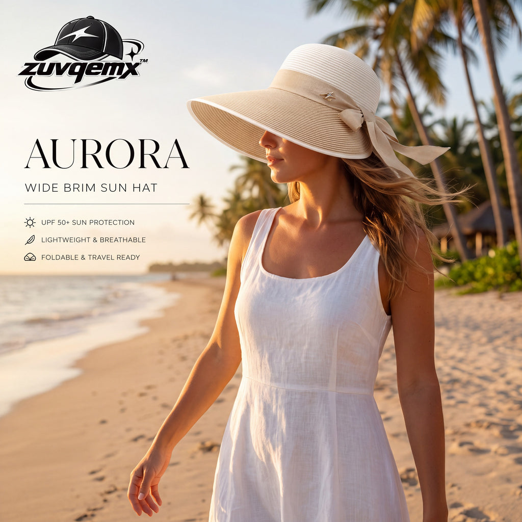 𝒛𝒖𝒗𝒒𝒆𝒎𝒙™ Aurora Wide-Brim Sun Hat — view 3