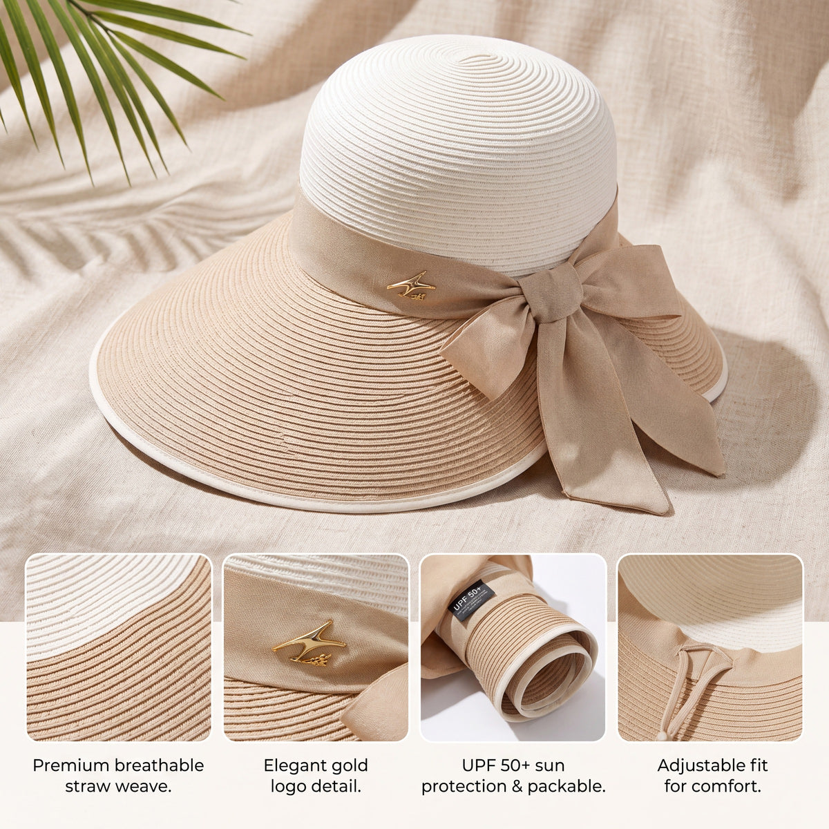 𝒛𝒖𝒗𝒒𝒆𝒎𝒙™ Aurora Wide-Brim Sun Hat — view 4