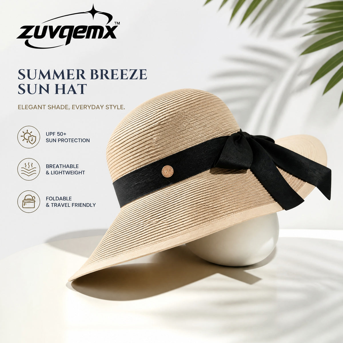 𝒛𝒖𝒗𝒒𝒆𝒎𝒙™ Summer Breeze Sun Hat — view 1