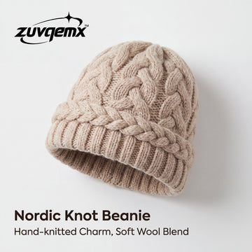 𝒛𝒖𝒗𝒒𝒆𝒎𝒙™ Nordic Knot Beanie — view 1