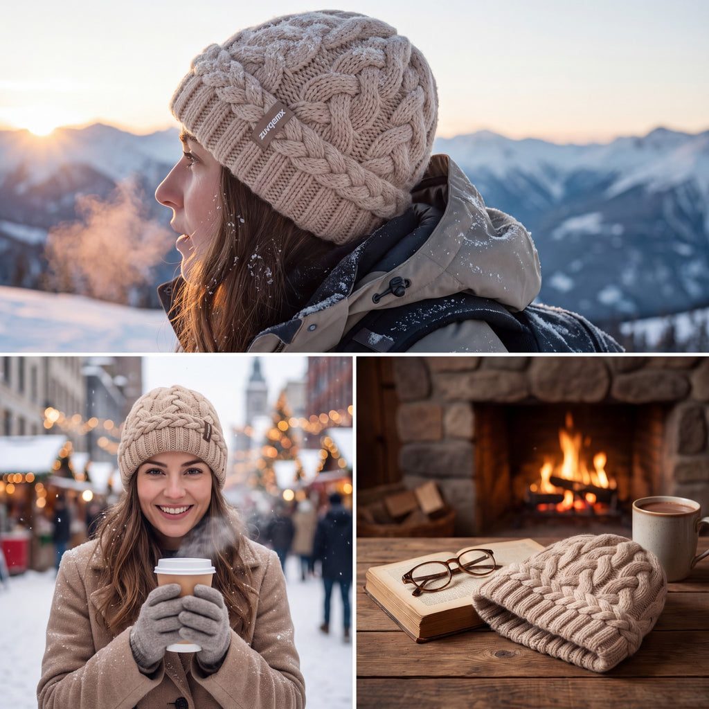 𝒛𝒖𝒗𝒒𝒆𝒎𝒙™ Nordic Knot Beanie — view 2