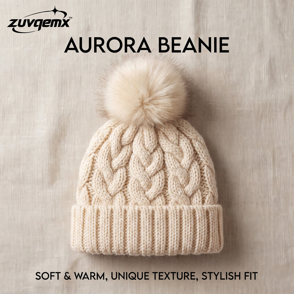 𝒛𝒖𝒗𝒒𝒆𝒎𝒙™ Aurora Pom Beanie — view 4