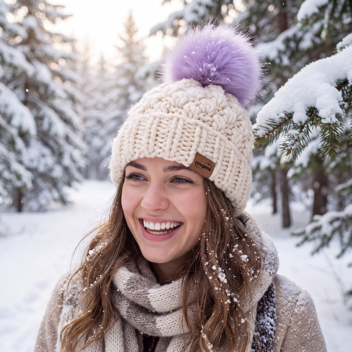 𝒛𝒖𝒗𝒒𝒆𝒎𝒙™ Cloud Puff Beanie — view 3